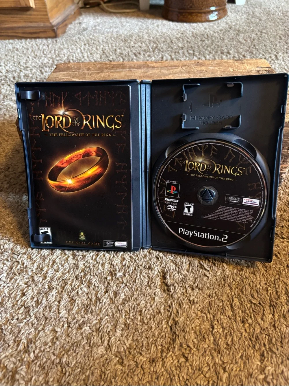 Sony PlayStation 2 The Lord of the Rings Fellowship of the Ring - Black & Gold